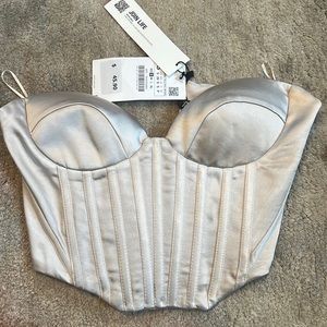 Brand new beige corset top from Zara